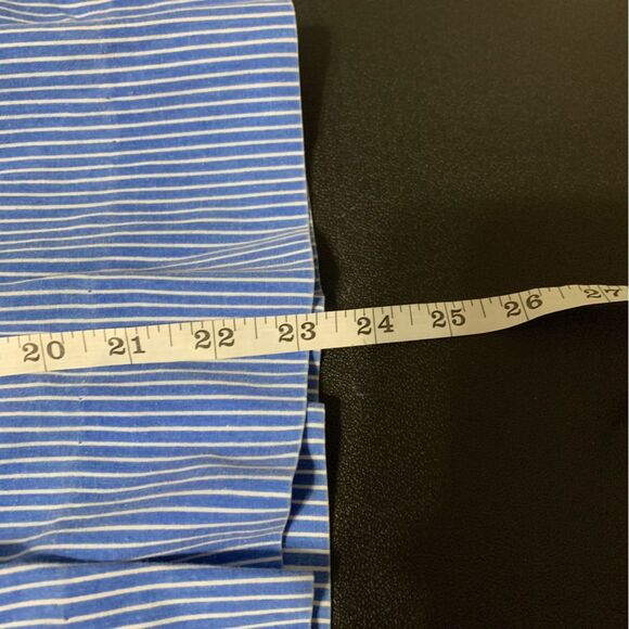 SYLVIA WHYTE Vintage Made in USA Blue & White Long Sleeve Dress Girl Size 4 #524 - Picture 11 of 12